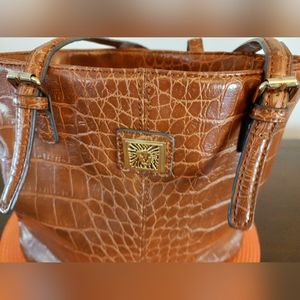 Ann Kline Perfect Lion Logo Purse